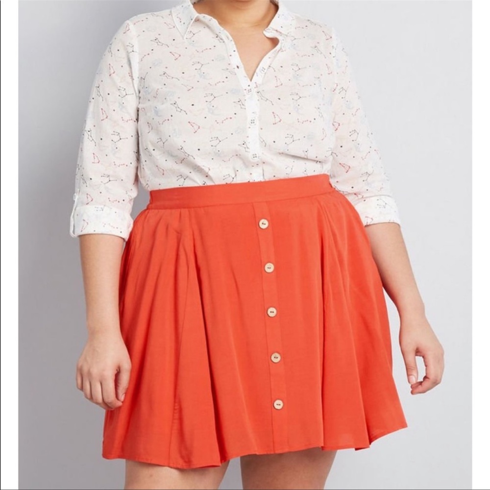ModCloth You Sassy Thing Skater Skirt 2X